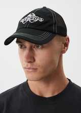 AFENDS Mens Mind Blow - Six Panel Cap - Black - Afends mens mind blow   six panel cap   black
