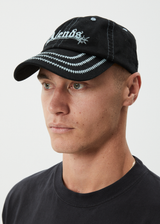 AFENDS Mens Mace - Six Panel Cap - Black - Afends mens mace   six panel cap   black