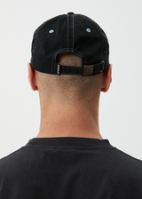 AFENDS Mens Mace - Six Panel Cap - Black - Afends mens mace   six panel cap   black