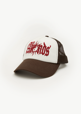 AFENDS Mens Sun Bite - Trucker Cap - Coffee - Afends mens sun bite   trucker cap   coffee