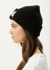 AFENDS Mens Mental - Beanie - Black - Afends mens mental   beanie   black