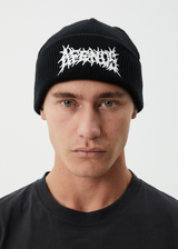 AFENDS Mens Mental - Beanie - Black - Afends mens mental   beanie   black