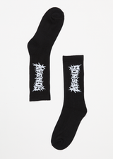 AFENDS Mens Mental Sunbite - Socks Two Pack - Multi - Afends mens mental sunbite   socks two pack   multi