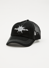 AFENDS Mens Spiked - Six Panel Cap - Black - Afends mens spiked   six panel cap   black