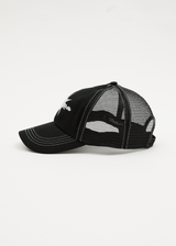 AFENDS Mens Spiked - Six Panel Cap - Black - Afends mens spiked   six panel cap   black
