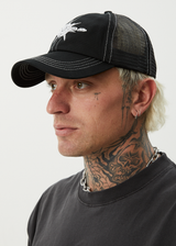 AFENDS Mens Spiked - Six Panel Cap - Black - Afends mens spiked   six panel cap   black