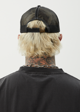 AFENDS Mens Spiked - Six Panel Cap - Black - Afends mens spiked   six panel cap   black