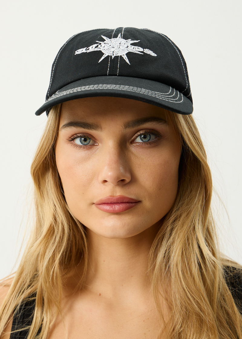 AFENDS Mens Spiked - Six Panel Cap - Black