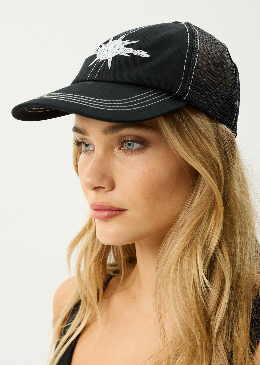 AFENDS Mens Spiked - Six Panel Cap - Black