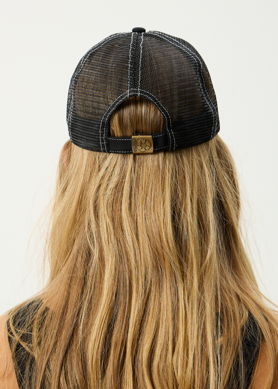 AFENDS Mens Spiked - Six Panel Cap - Black