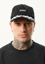AFENDS Mens My Tribe - Trucker Cap - Black - Afends mens my tribe   trucker cap   black