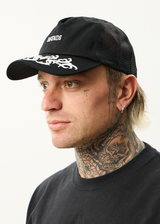 AFENDS Mens My Tribe - Trucker Cap - Black - Afends mens my tribe   trucker cap   black