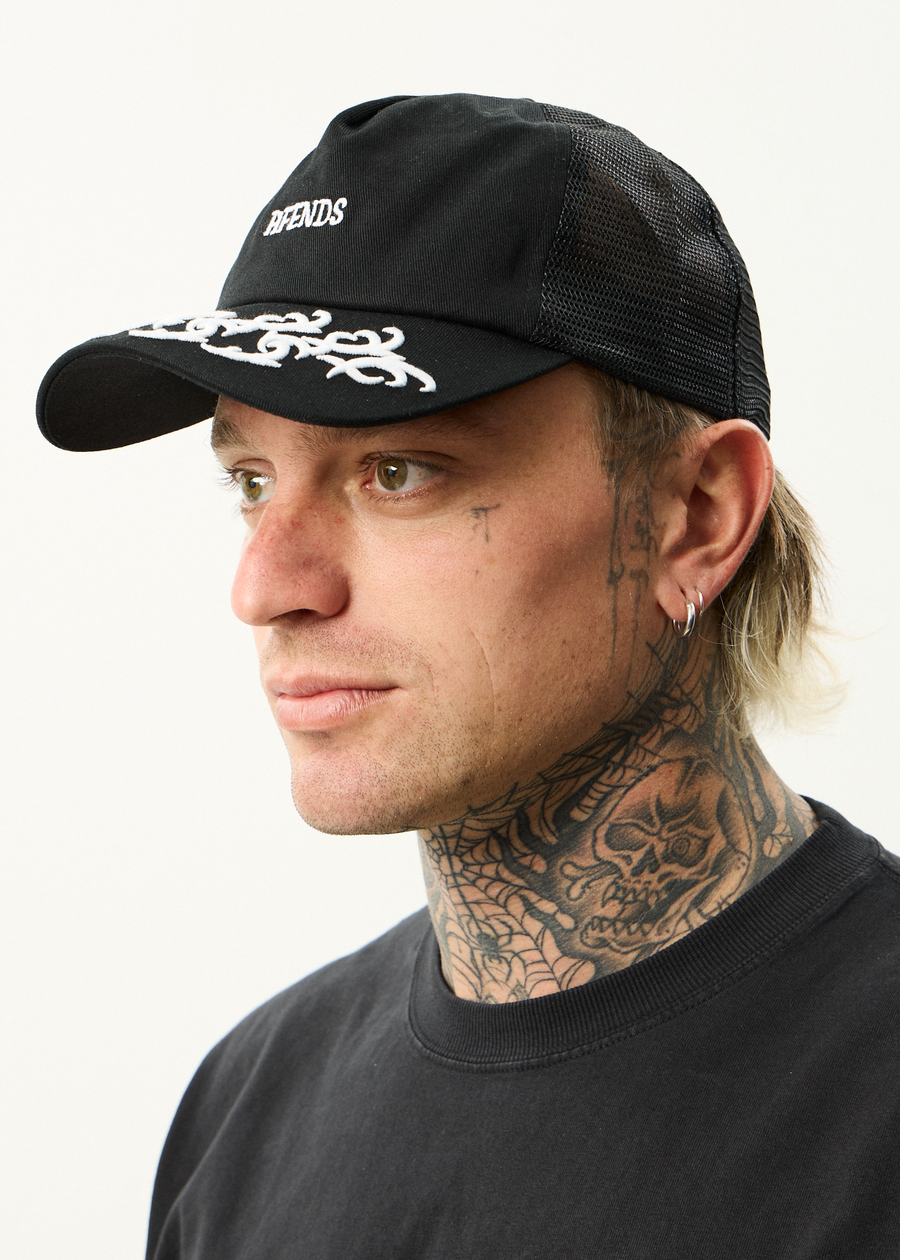 AFENDS Mens My Tribe - Trucker Cap - Black