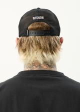 AFENDS Mens My Tribe - Trucker Cap - Black - Afends mens my tribe   trucker cap   black