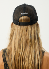 AFENDS Mens My Tribe - Trucker Cap - Black - Afends mens my tribe   trucker cap   black