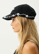AFENDS Womens Thorn Bound - Panelled Cap - Black - Afends womens thorn bound   panelled cap   black