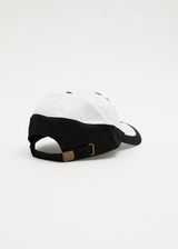 AFENDS Womens Games - Panelled Cap - White / Black - Afends womens games   panelled cap   white / black