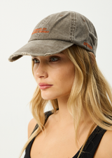AFENDS Womens Fatigued - Panelled Cap - Coffee - Afends womens fatigued   panelled cap   coffee