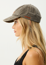 AFENDS Womens Fatigued - Panelled Cap - Coffee - Afends womens fatigued   panelled cap   coffee
