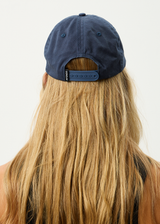AFENDS Mens Genesis - Six Panel Cap - Washed Deep Sea - Afends mens genesis   six panel cap   washed deep sea