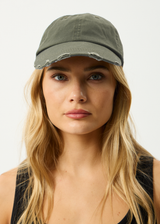 AFENDS Mens Genesis - Six Panel Cap - Washed Sycamore - Afends mens genesis   six panel cap   washed sycamore