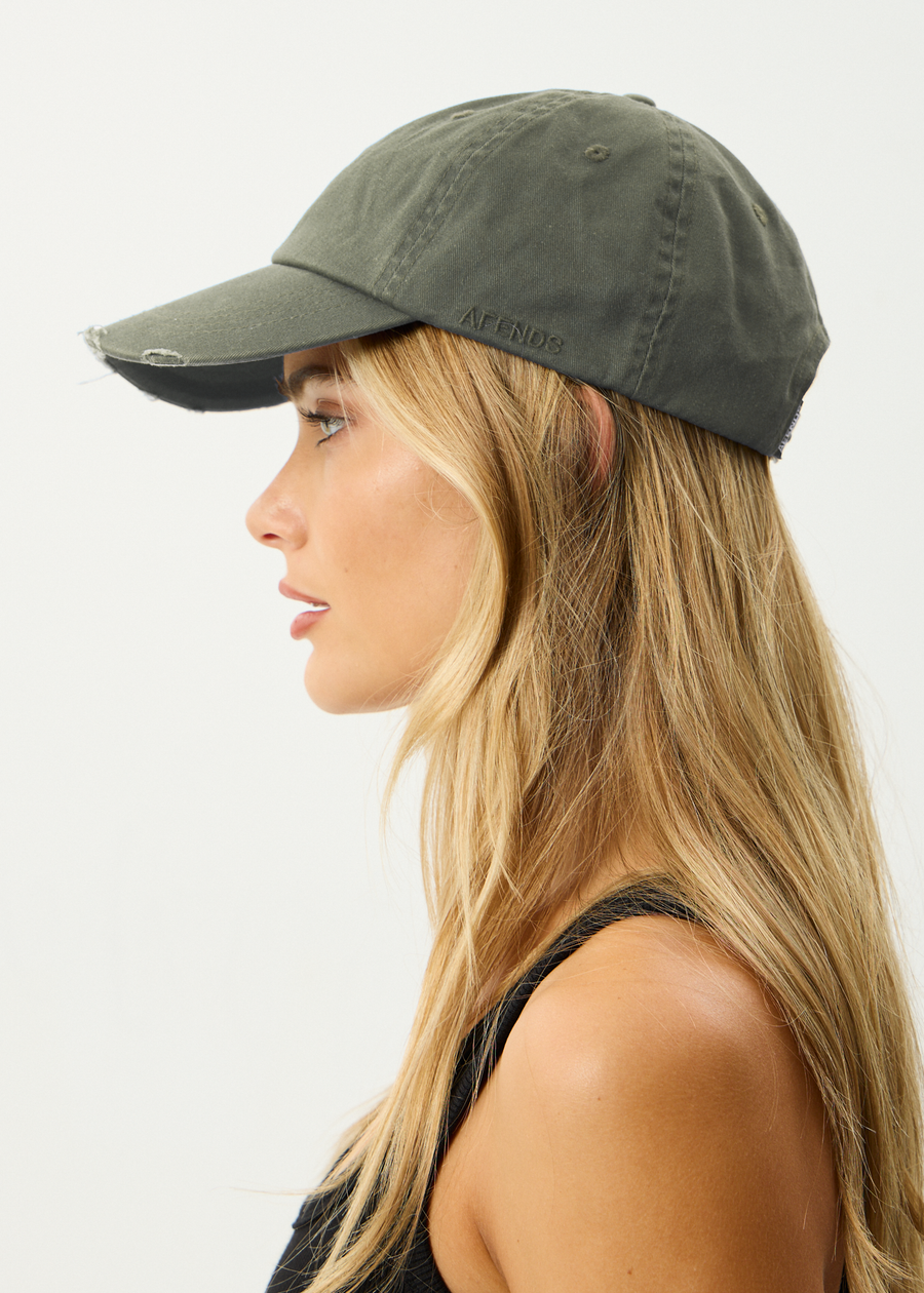 AFENDS Mens Genesis - Six Panel Cap - Washed Sycamore