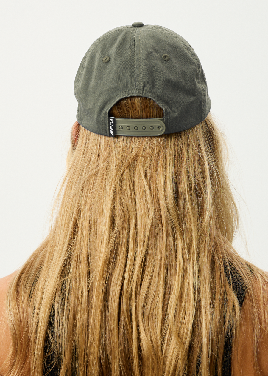 AFENDS Mens Genesis - Six Panel Cap - Washed Sycamore