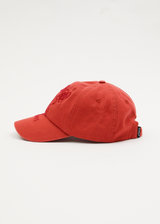 AFENDS Womens Maisie - Panelled Cap - Red Rum - Afends womens maisie   panelled cap   red rum