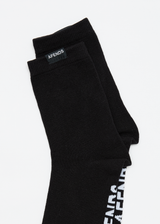 AFENDS Womens Basis - Socks Two Pack - White / Black - Afends womens basis   socks two pack   white / black