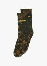 AFENDS Mens Twin Flames - Socks Two Pack - Multi - Afends mens twin flames   socks two pack   multi