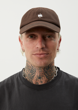 AFENDS Mens Core - Six Panel Cap - Coffee - Afends mens core   six panel cap   coffee