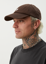 AFENDS Mens Core - Six Panel Cap - Coffee - Afends mens core   six panel cap   coffee