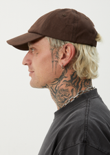 AFENDS Mens Core - Six Panel Cap - Coffee - Afends mens core   six panel cap   coffee