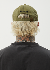 AFENDS Mens Core - Six Panel Cap - Military - Afends mens core   six panel cap   military