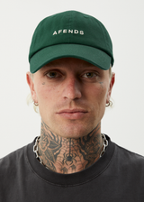 AFENDS Womens Daylight - Panelled Cap - Hunter Green - Afends womens daylight   panelled cap   hunter green