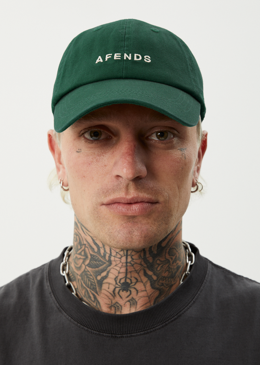 AFENDS Womens Daylight - Panelled Cap - Hunter Green