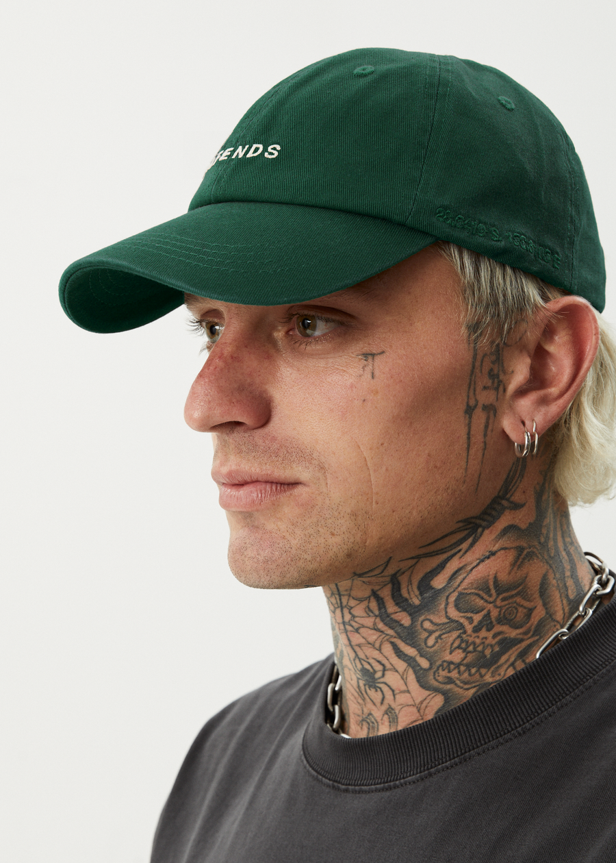 AFENDS Womens Daylight - Panelled Cap - Hunter Green