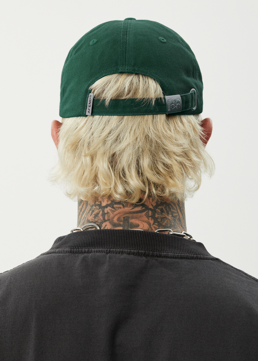 AFENDS Womens Daylight - Panelled Cap - Hunter Green