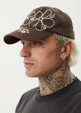 AFENDS Womens Tranquil - Panelled Cap - Coffee - Afends womens tranquil   panelled cap   coffee