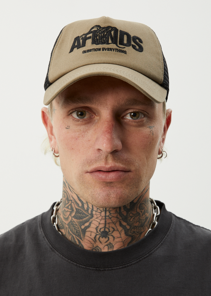 AFENDS Mens Tread - Five Panel Cap - Elmwood