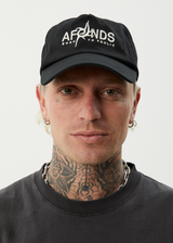 AFENDS Mens Antic - Five Panel Cap - Black - Afends mens antic   five panel cap   black