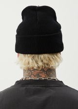 AFENDS Mens Ember - Beanie - Black - Afends mens ember   beanie   black