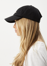 AFENDS Womens Daylight - Panelled Cap - Stone Black - Afends womens daylight   panelled cap   stone black