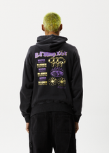AFENDS Mens Beyond Life - Graphic Hoodie - Stone Black - Afends mens beyond life   graphic hoodie   stone black 