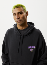 AFENDS Mens Beyond Life - Graphic Hoodie - Stone Black - Afends mens beyond life   graphic hoodie   stone black 