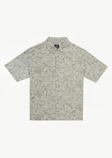 AFENDS Mens Bouquet - Short Sleeve Shirt - Olive Floral - Afends mens bouquet   short sleeve shirt   olive floral 