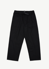 AFENDS Mens Cabal - Elastic Waist Relaxed Pant - Black - Afends mens cabal   elastic waist relaxed pant   black