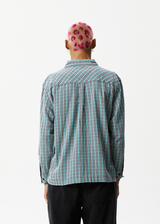 AFENDS Mens Checkers - Check Long Sleeve Shirt - Black - Afends mens checkers   check long sleeve shirt   black 