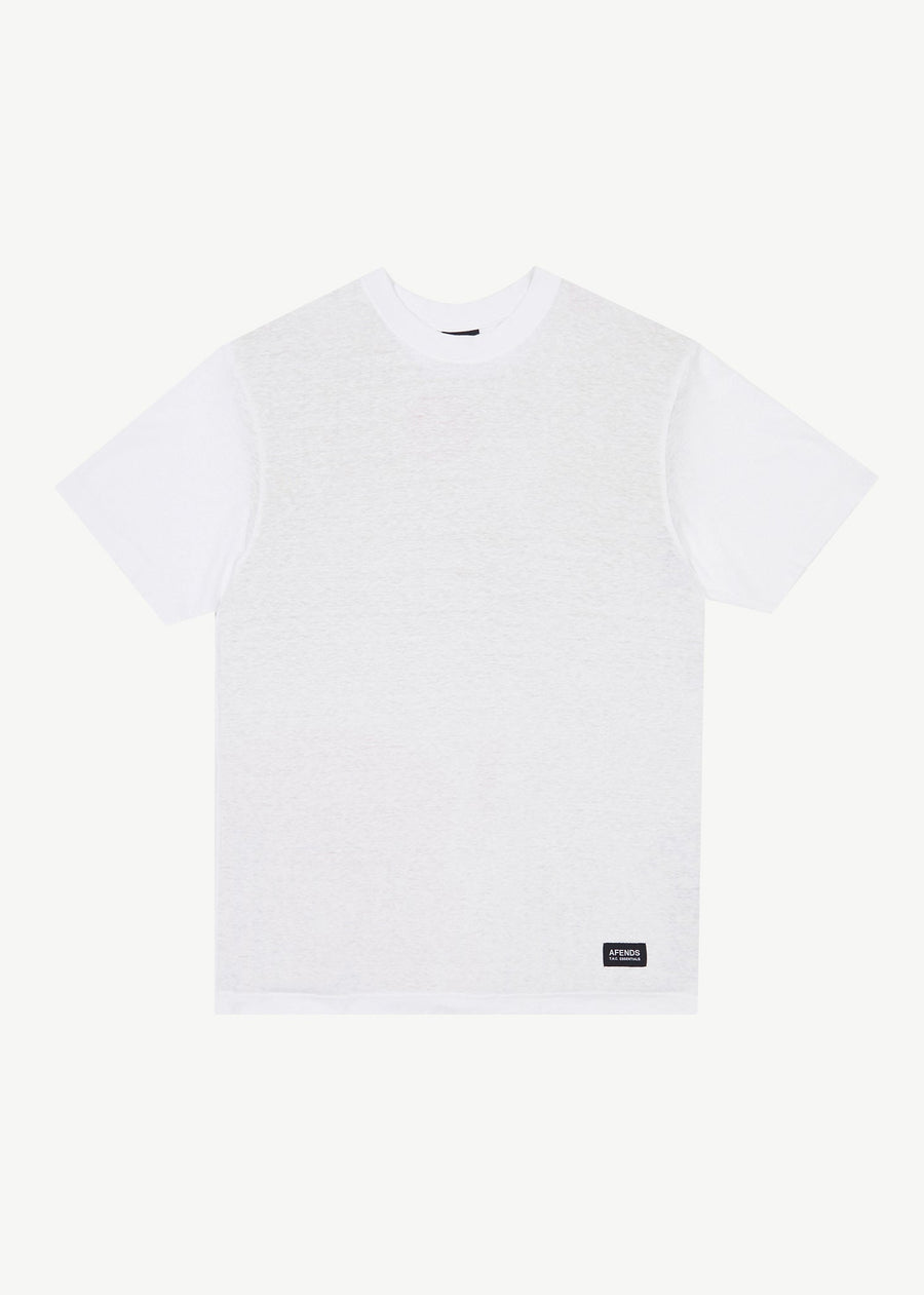 AFENDS Mens Classic - Retro Tee - White