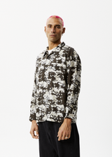 AFENDS Mens Jungle - Long Sleeve Shirt - Earth Camo - Afends mens jungle   long sleeve shirt   earth camo 
